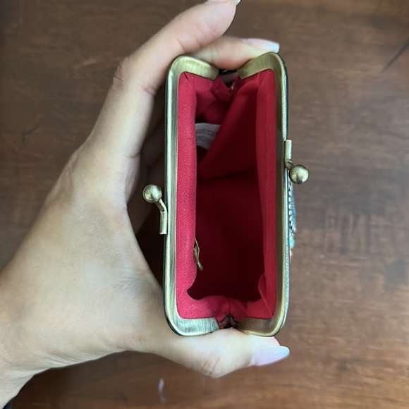 Large Multicolour Coin Purse/Card Holder Purchased from Moroccan Souks - Picture 2 of 2